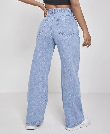j1 Women's Denim Stretchable High Waist Light Wash Jeans