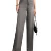 j10 Women's High Rise Loose Fit Washed Jeans