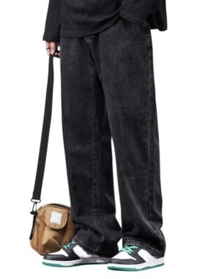 Men Baggy Denim Jeans in Pure 100% Cotton Denim
