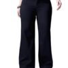 Women's Wide-Leg High-Rise Regular-Length Stretchable Cargo Denim Jeans