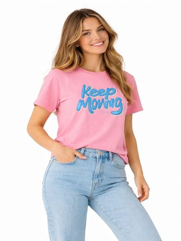 Round Neck Half Sleeve Casual Summer Top