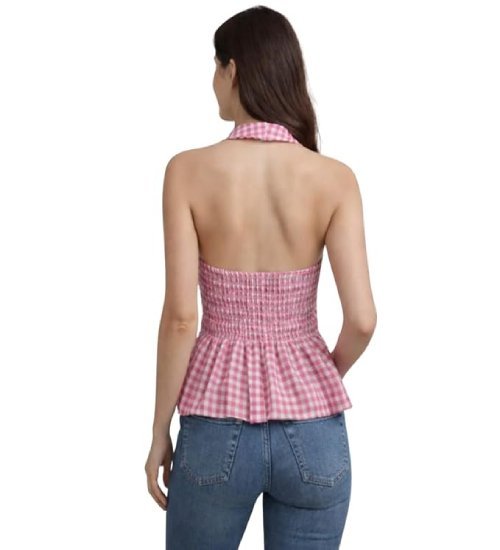 Women’s Halter Neck Sleeveless Cotton Top