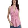 Women’s Halter Neck Sleeveless Cotton Top