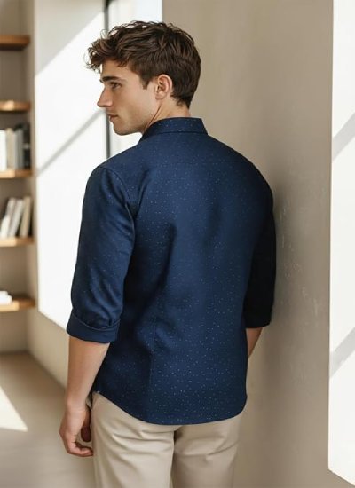 Men’s Cotton Casual Shirt