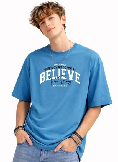 4 Half Sleeve Oversized Men Round Neck Tshirts