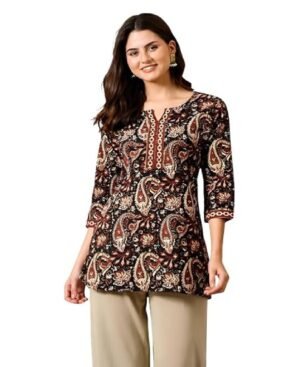 k1 Women Floral Printed Short Kurti