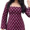Square Neck Full Sleeve Ladies Kurti Office College