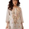 Lucknowi Chikankari Cotton Top for Women