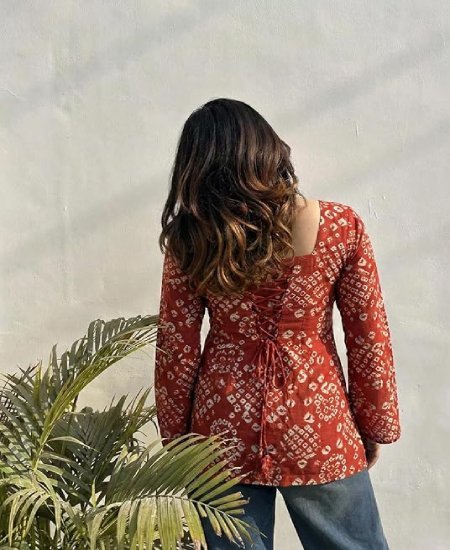 Women’s Viscose Printed Short Kurti
