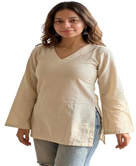 Cotton Short Kurti for Women