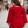 Women's Embroidered Short Kurti