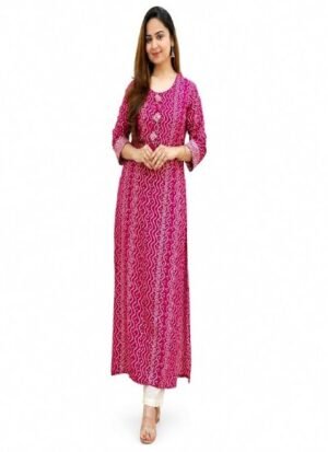 k3 Women's Casual Kurta for Office, Festive, Travel and Regular Use