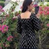 Square Neck Full Sleeve Ladies Kurti Office College