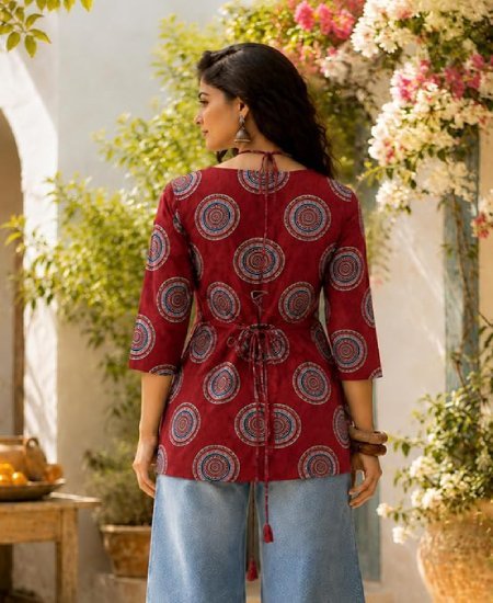 Short Kurti Tops for Women Latest