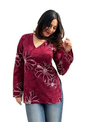 Full Sleeve Casual Kurti for Girls & Women