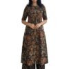 Women's Viscose Blend Straight Printed Kurta with Palazzo