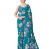 Women Georgette All Over Floral Printed Saree
