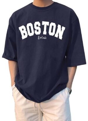 Men's Half Sleeve Round Neck Oversized Tshirt