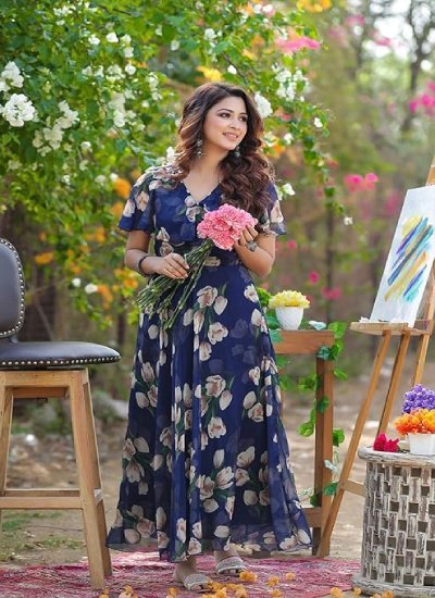 s100 Flare Straight, Maxi Gown
