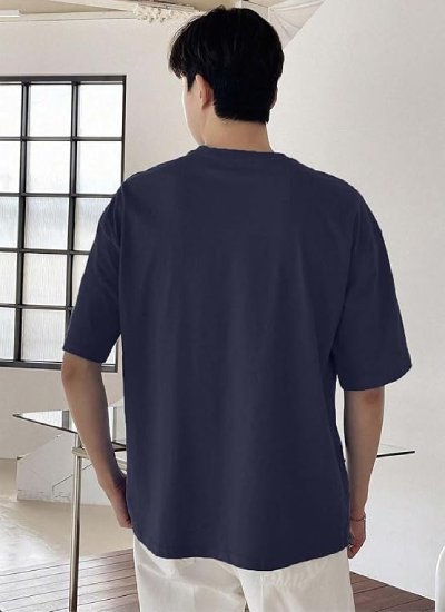 Men's Half Sleeve Round Neck Oversized Tshirt
