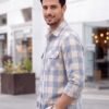 s122 Men's Cotton Blend Button Down Shirt