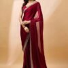 Women's Georgette Saree with Blouse Piece
