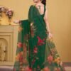 Garden Vareli Georgette Floral Printed Saree