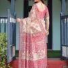 Cotton Saree for Women with Floral Printed Design