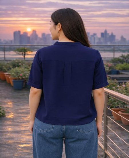 s22 Korean Style Long Sleeve Button Down Shirts for Women