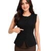 s3 Women's Sleeveless Peplum Top