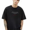 Men's Cotton Graphic Print Oversized Fit Half Sleeve Round Neck T-Shirt