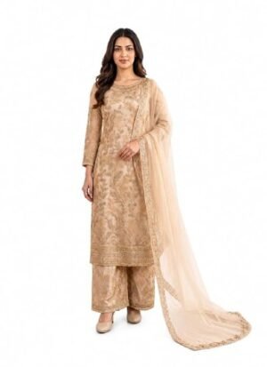 s5 Women Net Anarkali Suit