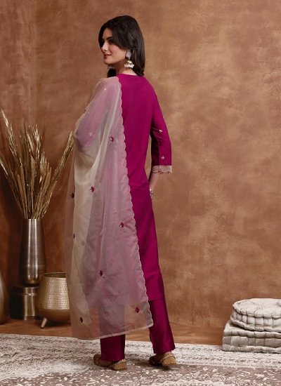 s66 Women's Embroidered Kurta Pant Set with Dupatta