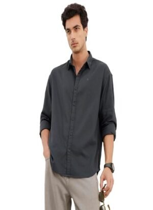 Men's Cotton Blend Oversized Shirt