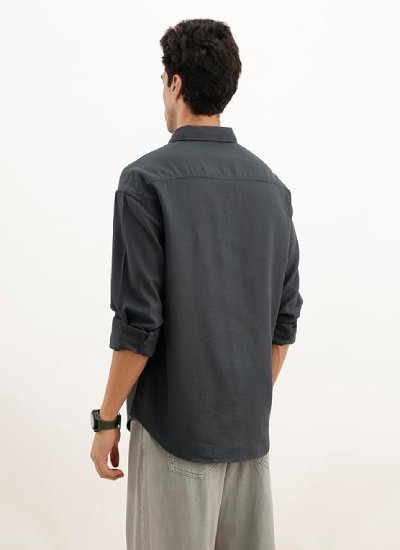 Men's Cotton Blend Oversized Shirt