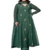 s8 Women Embroidery Solid Anarkali Kurta and Pant Set with Dupatta