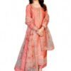 s8 Womens Woven Design Silk Blend Straight Kurta With Trousers and Dupatta