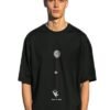 Men's Hangin Astronaut Graphic Printed 100% Cotton T-Shirt