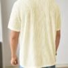 Regular Fit Half Sleeve Collar Tee for Summer Casual Wear T-Shirt for Men